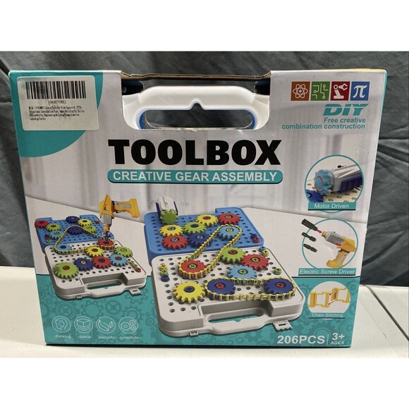 Toolbox Creative Gear Assembly Activity Set 3+ - Picture 1 of 4